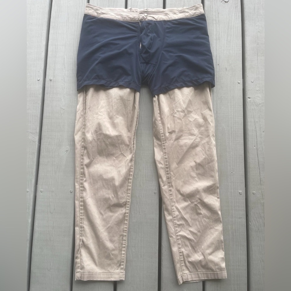 Birddogs Jeff Pesos Driftwood Khaki Performance Stretch Pants Men’s 34x30 Lined - Picture 3 of 13